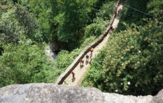 Thueyts - Trail de la chaussée des géants, la gravenne, remontée depuis le pont du diable ©sourcesetvolcans