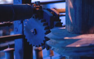 Chirols - Écomusée du moulinage - Rouage de machine ©S.Bugnon