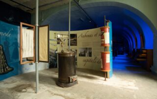 Chirols - Écomusée du moulinage - Partie de l'exposition ©S.Bugnon