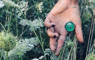 Thueyts - Libéra bijoux - pendentif fleurs