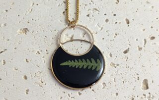 Thueyts - Libéra bijoux - pendentif fougère