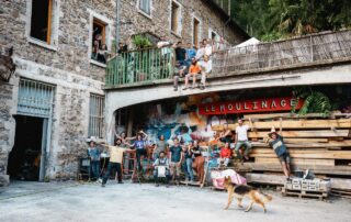 Chantier participatif au Moulinage de Chirols