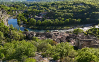 A vélo sur la Via Ardèche de Aubenas à Gagnières_Aubenas