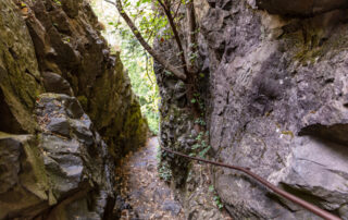 Thueyts - Echelle du roi vue d'en haut