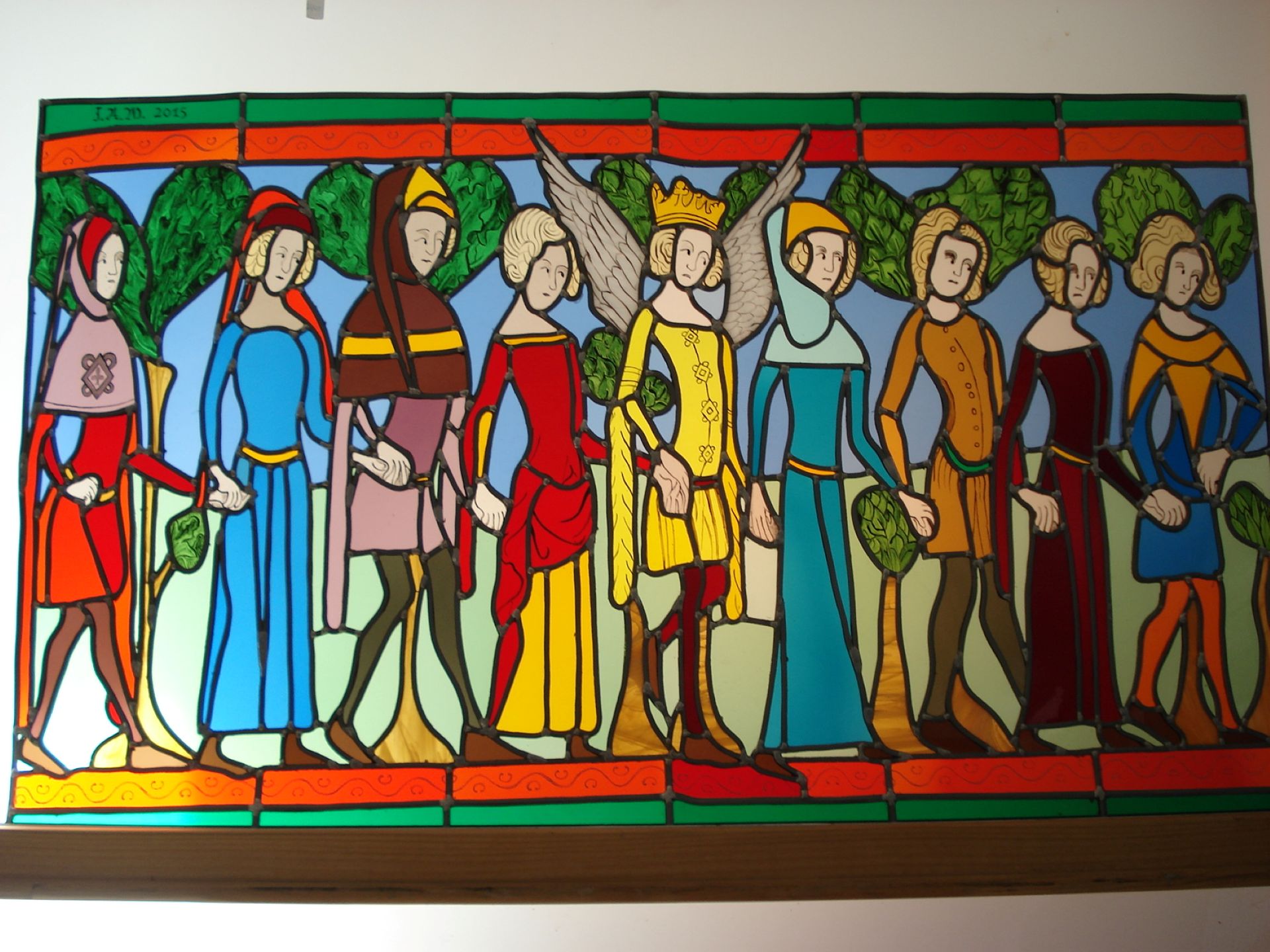 Barnas - Vitrail par M. Galoin