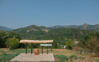 Belvédère sonore du verger conservatoire des châtaigniers de l'Ardèche_Jaujac