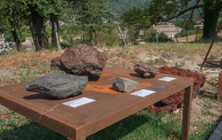 La lithothèque des jardins de la maison du parc_Jaujac