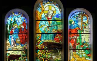 Création - Le Christ et la Samaritaine auprès du puits de Jacob - Eglise de Dive