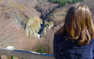 Péreyres - Vue sur les cascades du Ray Pic depuis le belvédère ©Maeva-lopez ©OTASV