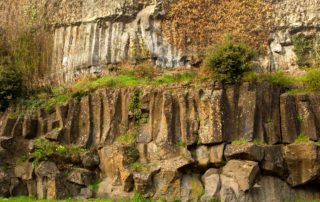 Pont-de-Labeaume - Coulées superposées ©S.BUGNON