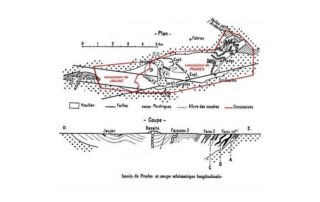 Prades - Plan des mines ©mairiedelalevade
