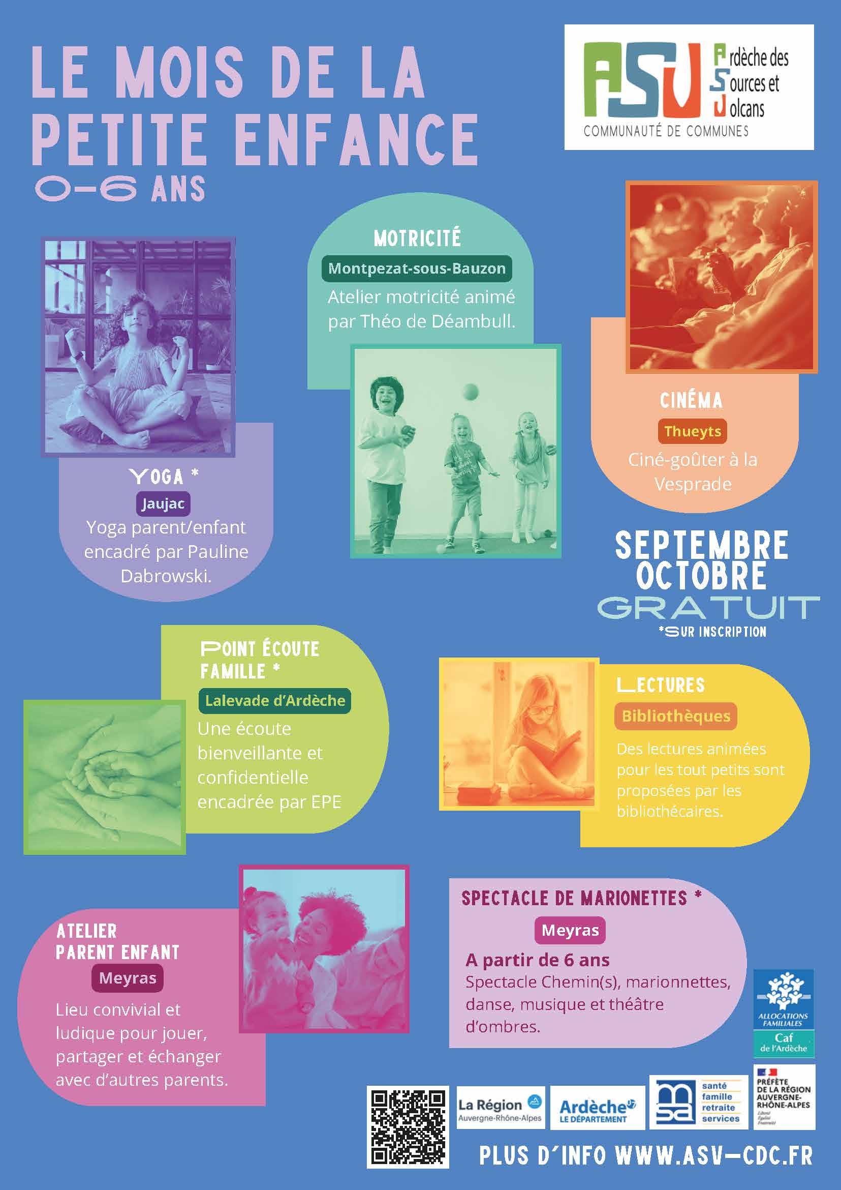 Affiche programme mois de la parentalité 2025